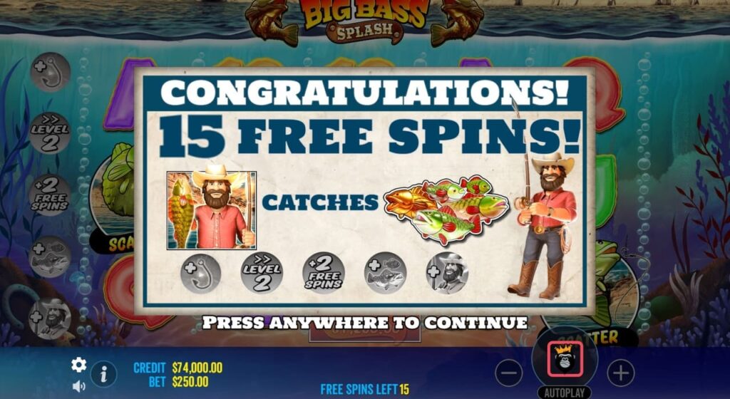 Pros y contras de Big Bass Splash