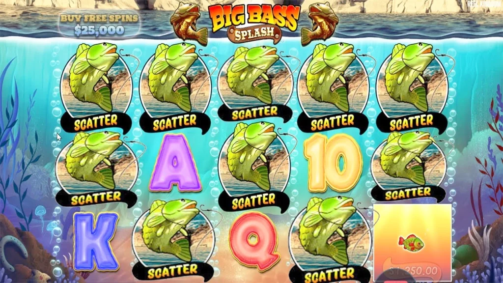Big Bass Splash Big Win Scatters