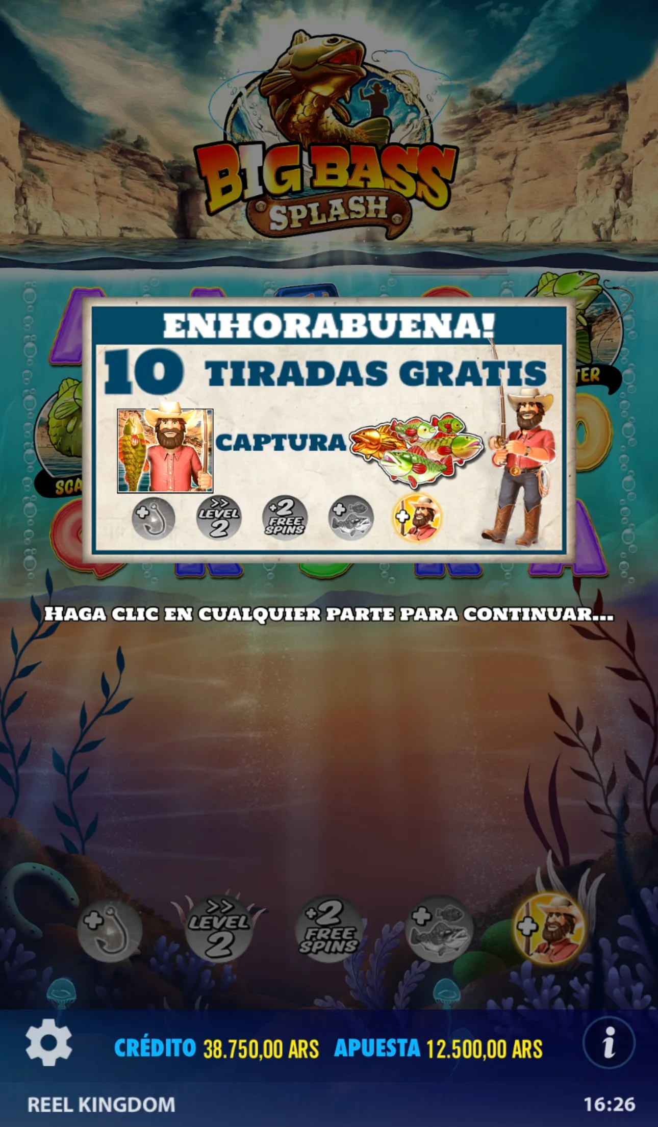 Galería de imágenes del juego Big Bass Splash