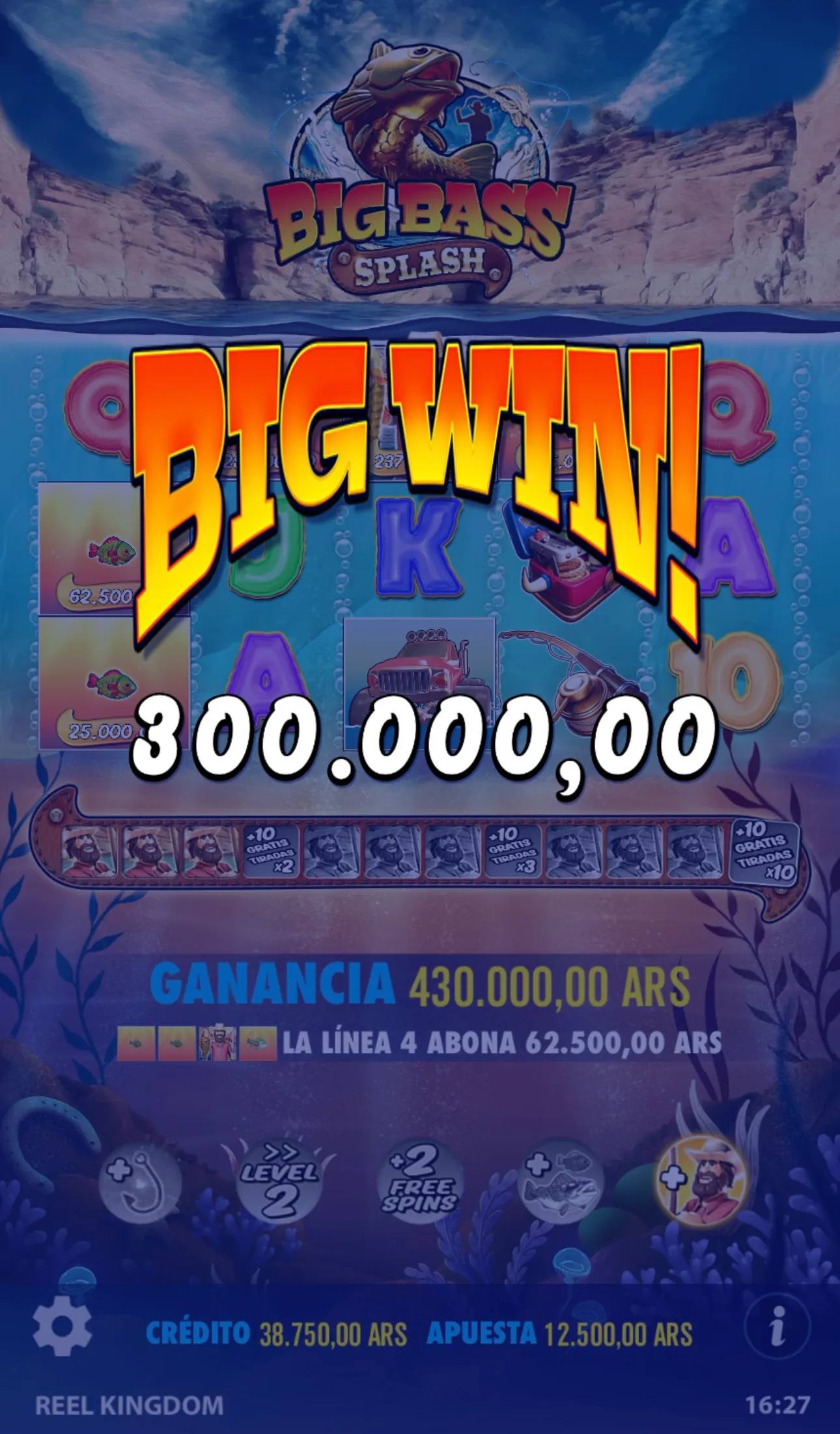 Galería de imágenes del juego Big Bass Splash