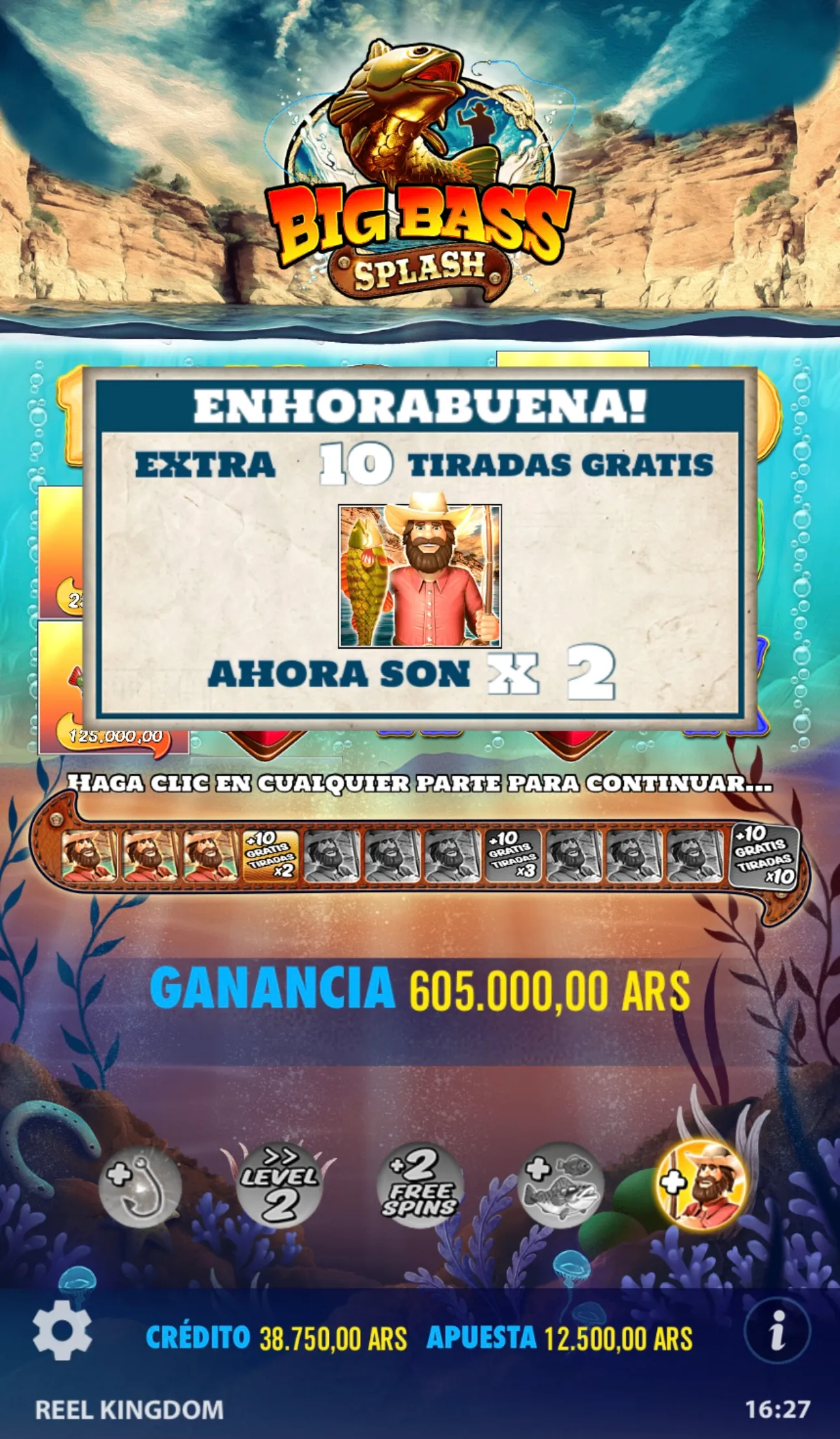 Galería de imágenes del juego Big Bass Splash